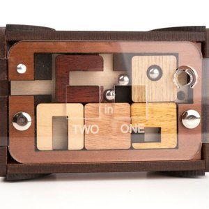 Two-in-one puzzle box